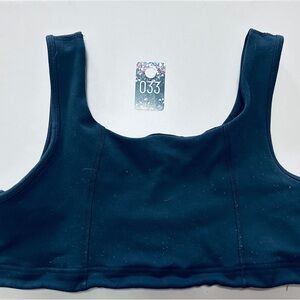 Super cute straps comfy supportive  sports bra large. New condition!